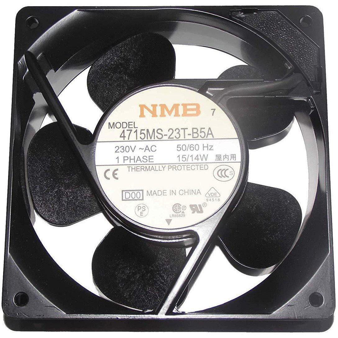 120x120x38mm 4715MS-23T-B5A D00 230V 50/60Hz 1Phase 15/14W PowerEdge 4220/4210 42U Cabinet Fan FJ527 thermally Protected Fan 12cm 4715MS-23T-B5A-D00 - AloinfoUSA