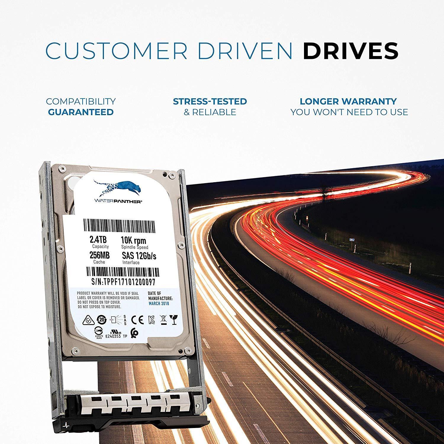 2.4TB 10K SAS 12G 2.5" 256MB Cache HDD for Dell PowerEdge Servers | Enterprise Hard Drive in G13 Tray | Compatible with PE Rack Tower Blades 400-AUQX 400-AVBX W9MNK 0W9MNK - AloinfoUSA