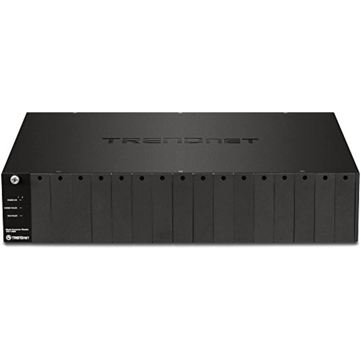 TRENDnet 16-Bay Fiber Converter Chassis System, Hot Swappable, Housing for up to 16 TFC Series Media Converters, Fast Ethernet RJ45, RS-232, SNMP Management Module, Lifetime Protection, TFC-1600 - MFerraz Tecnologia
