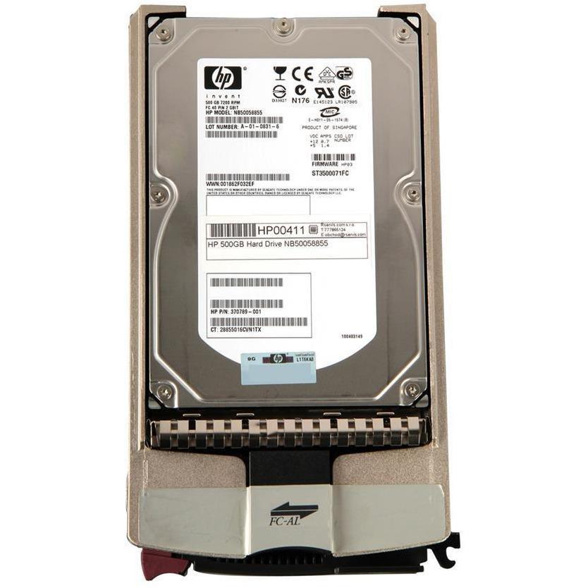370789-001 HP 500 GB FATA Dual-Port 2Gb FC Hard Drive Disco Rigido - AloinfoUSA