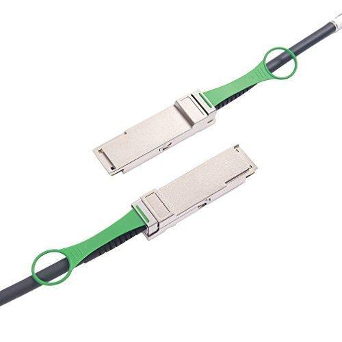 40G QSFP+ DAC Cable - 40GBASE-CR4 Passive Direct Attach Copper Twinax QSFP Cable for HPE JG328A Devices, 5m - AloinfoUSA