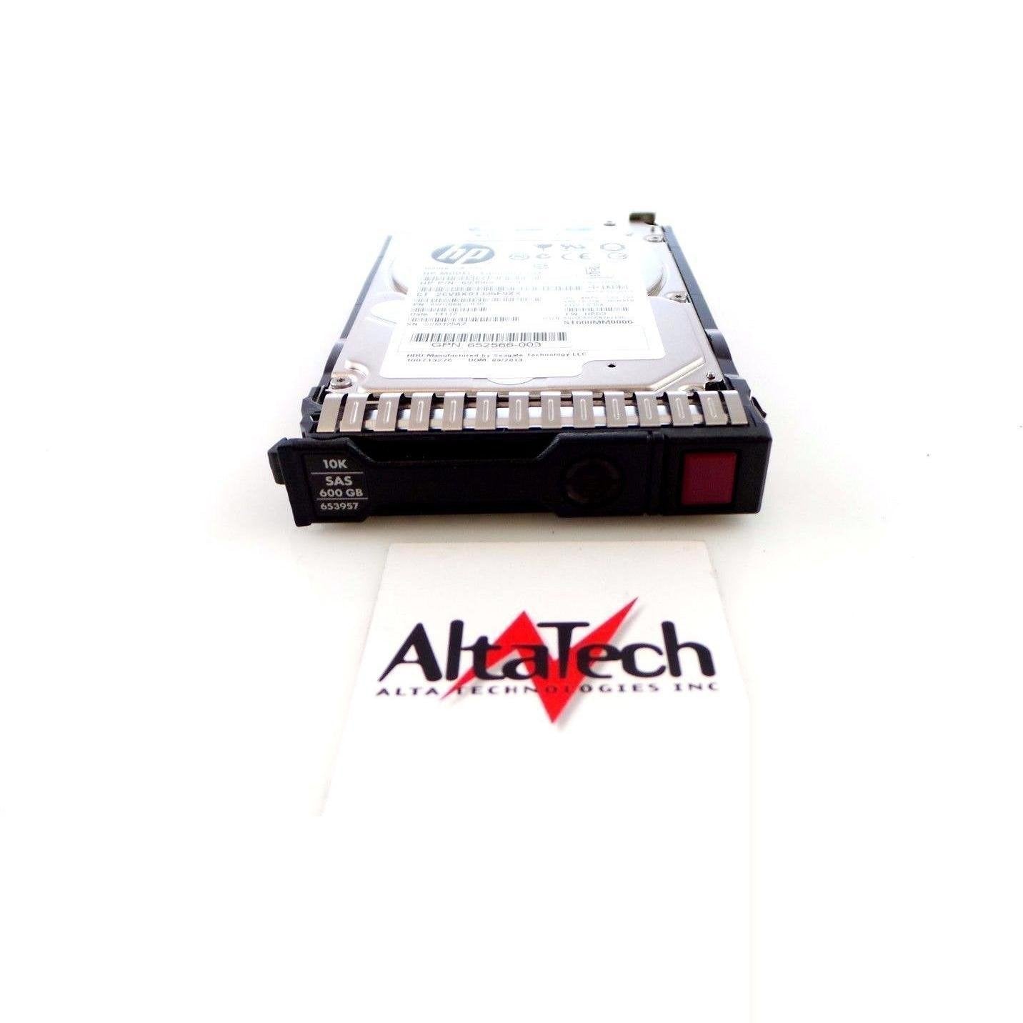 652583-B21 | 653957-001 HP 600GB HDD Hard Drive 10K RPM SAS 2.5" 6Gbps - AloinfoUSA