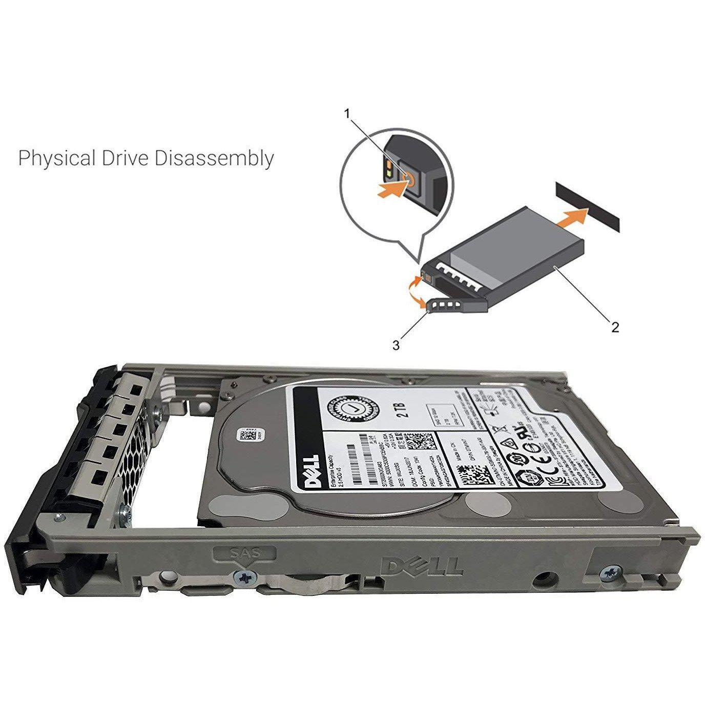 6N9HJ Dell - Dell 2TB 7200 RPM 128MB Cache | NL-SAS 12Gb/s | 512n | 2.5" inch | Hot-Plug Hard Drive Cus-Kit - AloinfoUSA