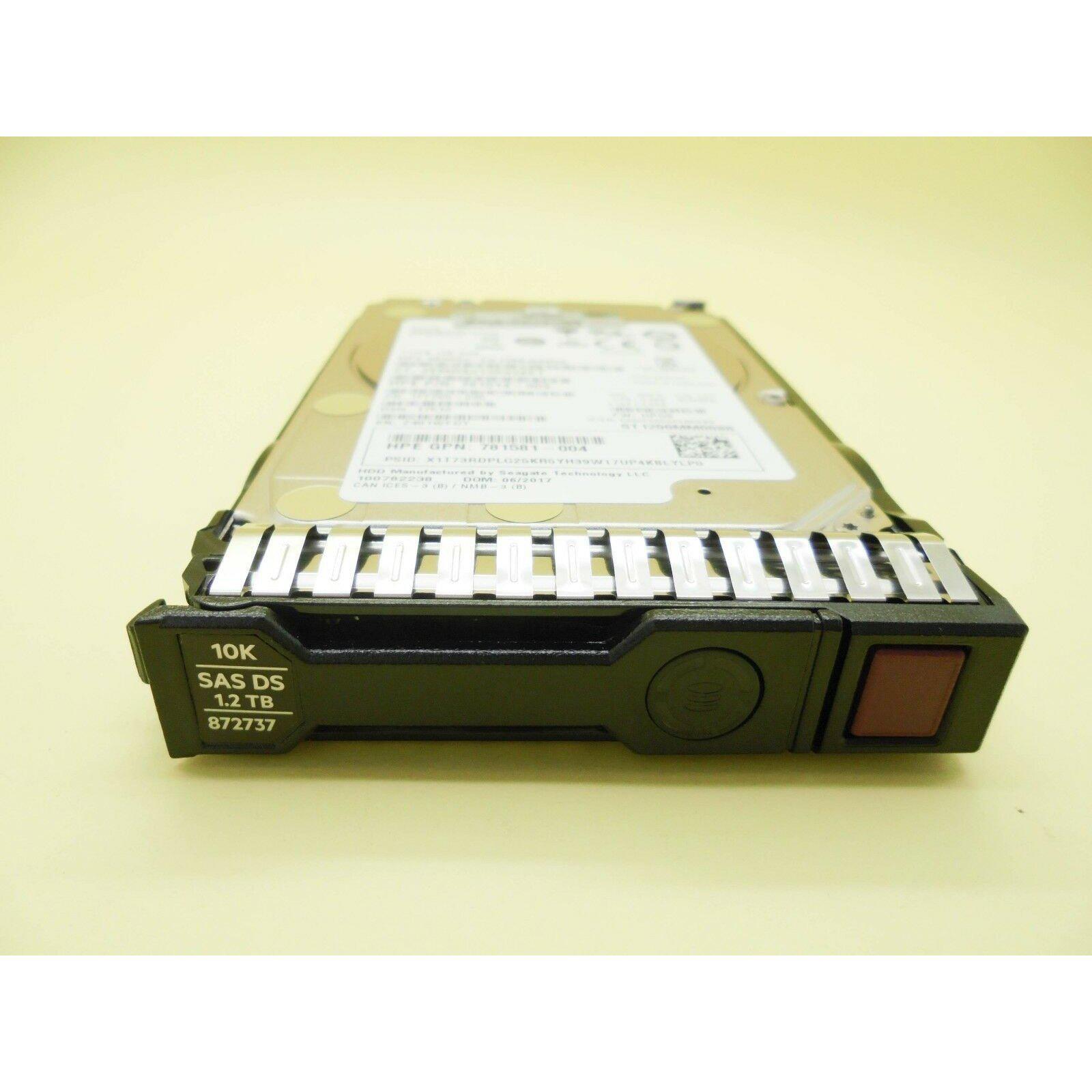 872479-B21 HP 1.2TB SAS 12G ENTERPRISE 10K 2.5IN SC DS HDD 872737-001  4549821073429 - AloinfoUSA