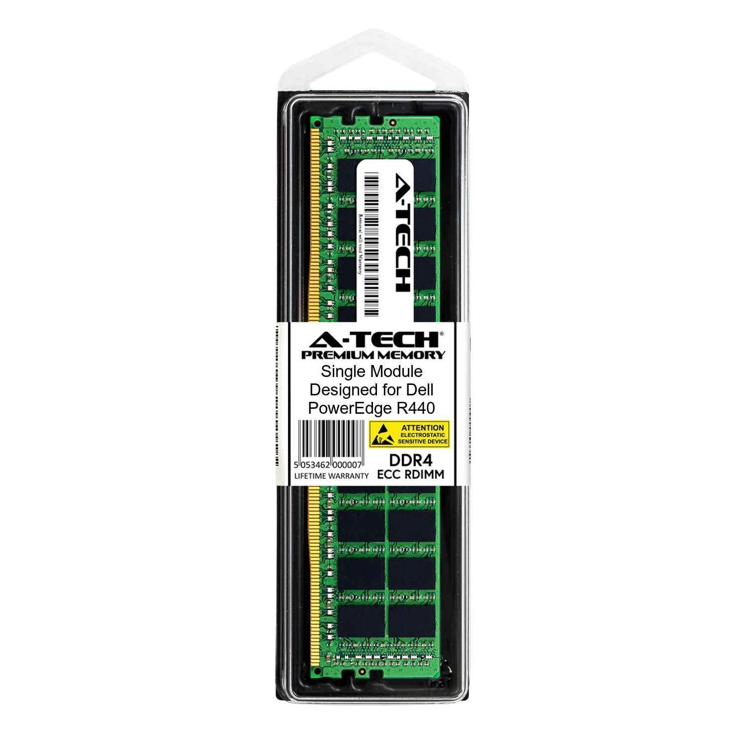 A-Tech 32GB Module for Dell PowerEdge R440 - DDR4 PC4-21300 2666Mhz ECC Registered RDIMM 2Rx4 - Server Specific Memory Ram (AT316637SRV-X1R5) - AloinfoUSA