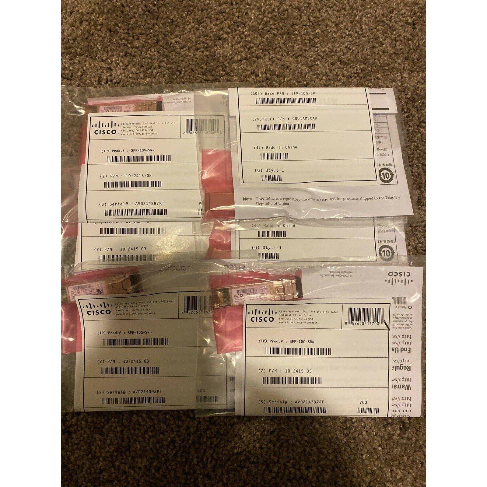 CISCO SFP-10G-SR TRANSCEIVER MODULE GBIC - AloinfoUSA