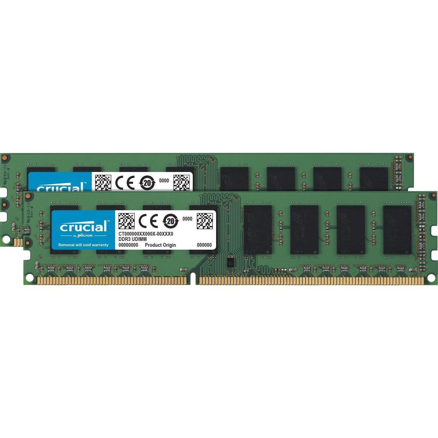 Crucial 8GB Kit (4GBx2) DDR3L 1600 MT/s (PC3L-12800)  Unbuffered UDIMM  Memory CT2K51264BD160B - AloinfoUSA