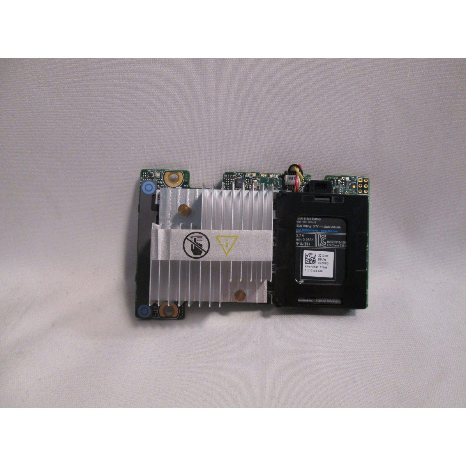 Dell 05CT6D Perc H710 512MB Mini Mono 6Gbs RAID Controller With 070K80 Bateria 70k80 - AloinfoUSA
