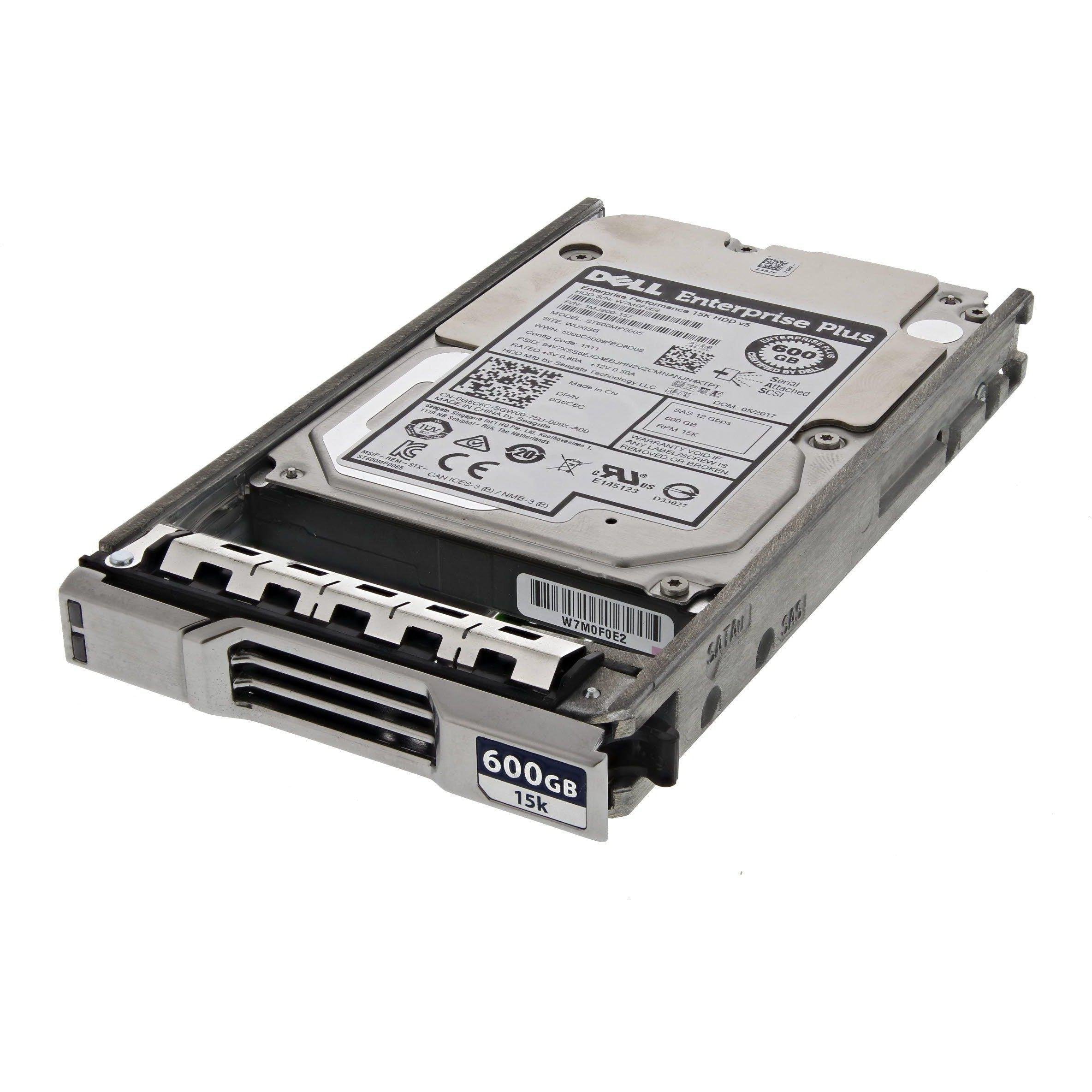 Dell Compellent 600GB 15K 3.5" SAS PS4100 02R3X ST3600057SS HDD Hard Drive 849064020773 - AloinfoUSA