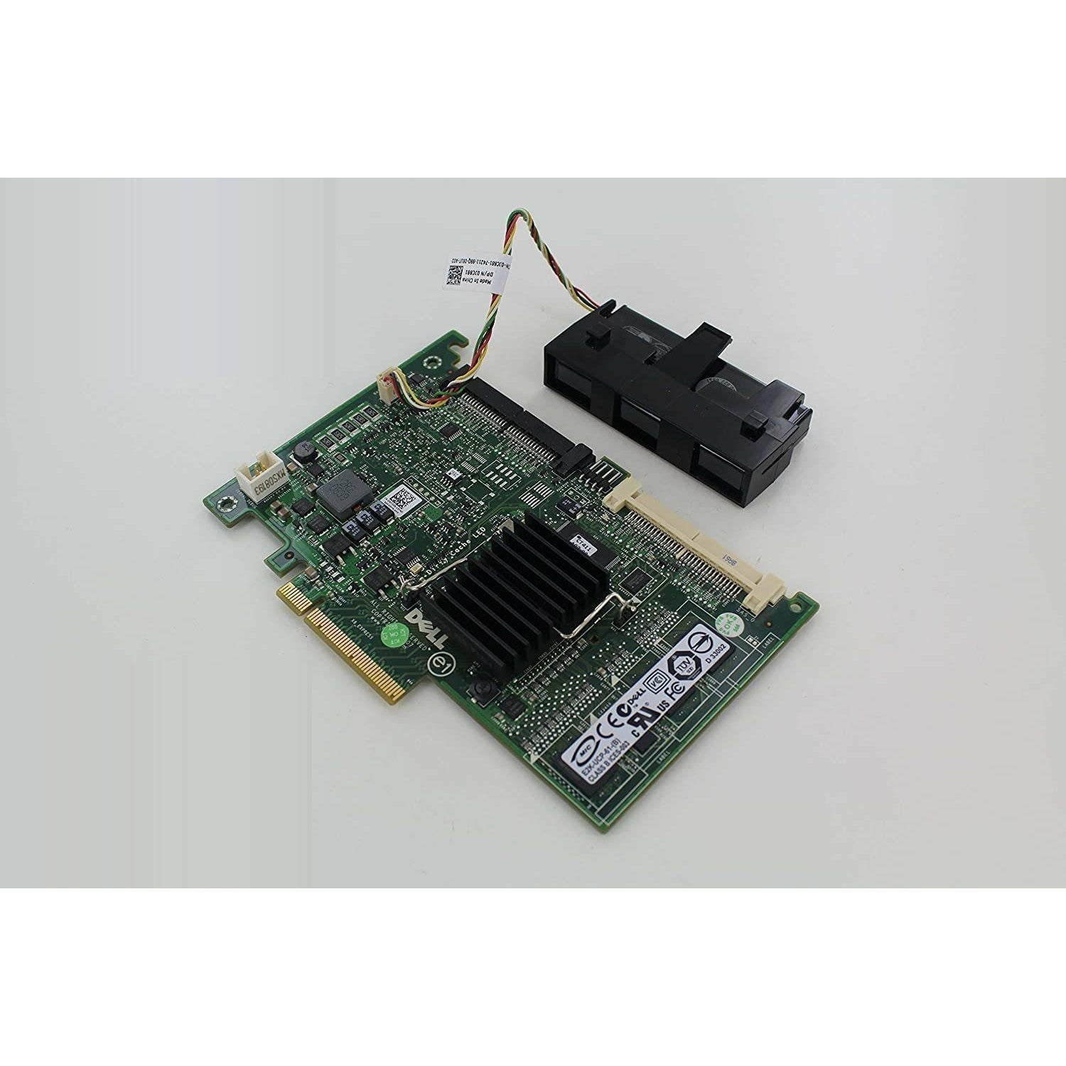 DELL E2K-UCP-61-(B) PERC 6I SAS RAID CONTROLLER PCI-E w/ TRAY NP007 - AloinfoUSA