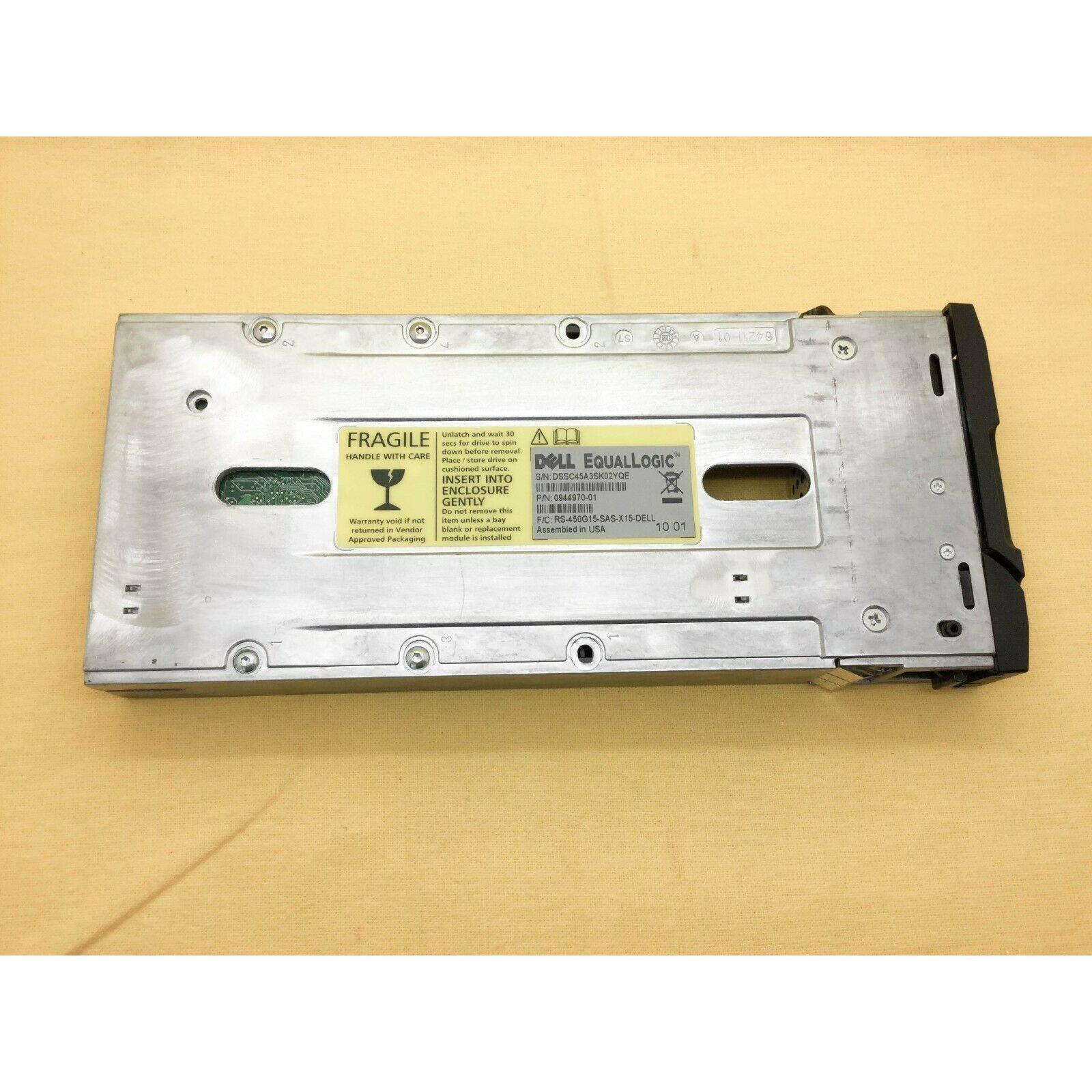 Dell EqualLogic 450GB 3.5'' LFF 15K SAS 6G Hard Drive 0RG5VK RG5VK PS5000 PS6000 700900353953 - AloinfoUSA