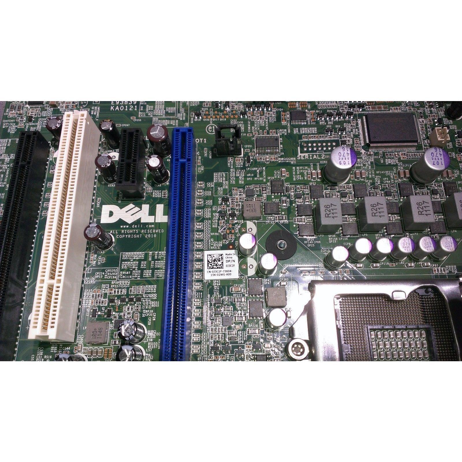 Dell Optiplex 790 Desktop DT/MT  Motherboard J3C2F 0J3C2F  I/O Plate  4943813129895 - AloinfoUSA
