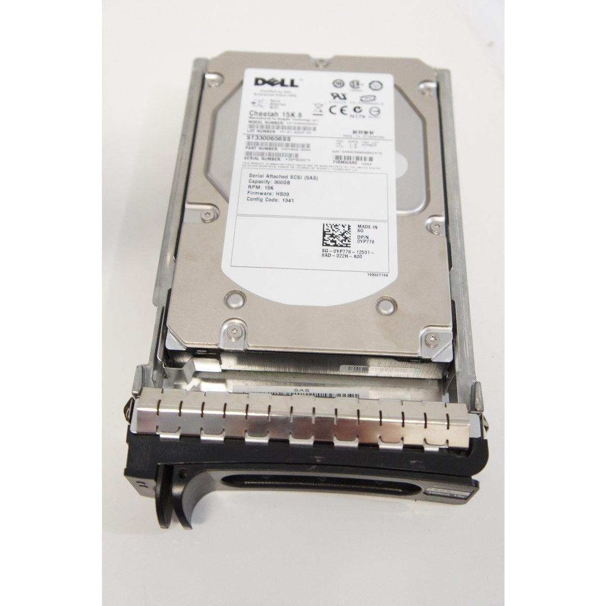 Dell ST3300656SS 300GB 15K SAS 9CH066-050 YP778 Hard Drive w/ Tray-FoxTI
