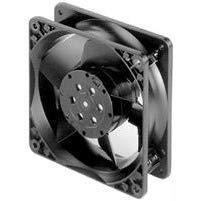 EBM-PAPST 4656EZ AC Fans Rotor/Motor/Impeller No Housing or Frame, SQ119mm, 230VAC 60Hz 18W 2950RPM 83.4CFM 42dBA BB, 2 Wire Leads, Locked Rotor Sensor, Metal Blade-FoxTI