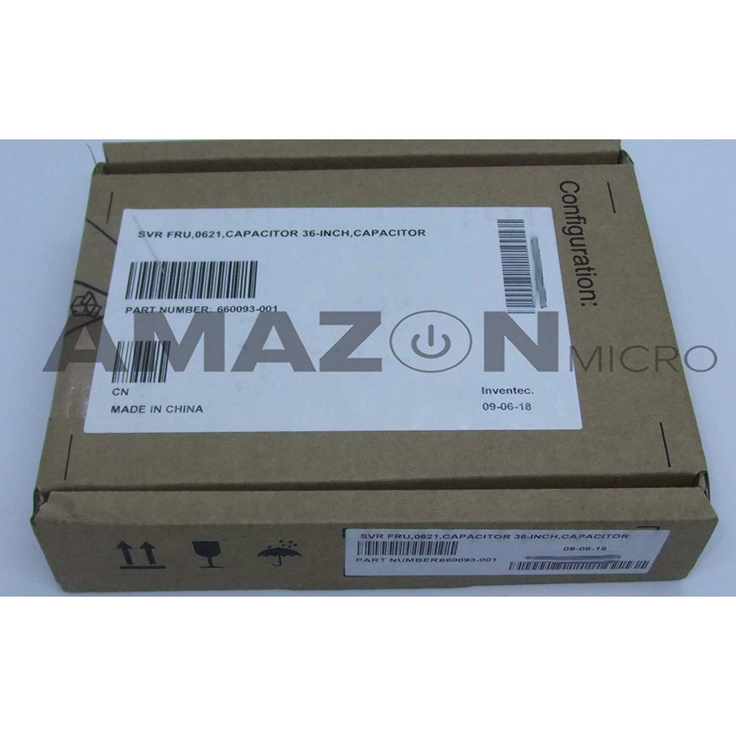 HP 660093-001 Capacitor Pack with 914mm (36 Inches) Long Cable - Provides Backup Power to the Flash-Backed Write Cache (FBWC) Memory Module for up to 80 Seconds in the Event of a System Power Failure - For Use with Smart Array Controllers - AloinfoUSA