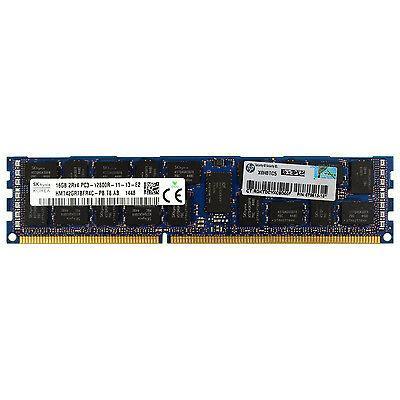 HP 672633-B21 672612-181 672612-081 16GB 12800R 1600Mhz 1.5v 2rx4 Memory Ram 5053772707665 - AloinfoUSA