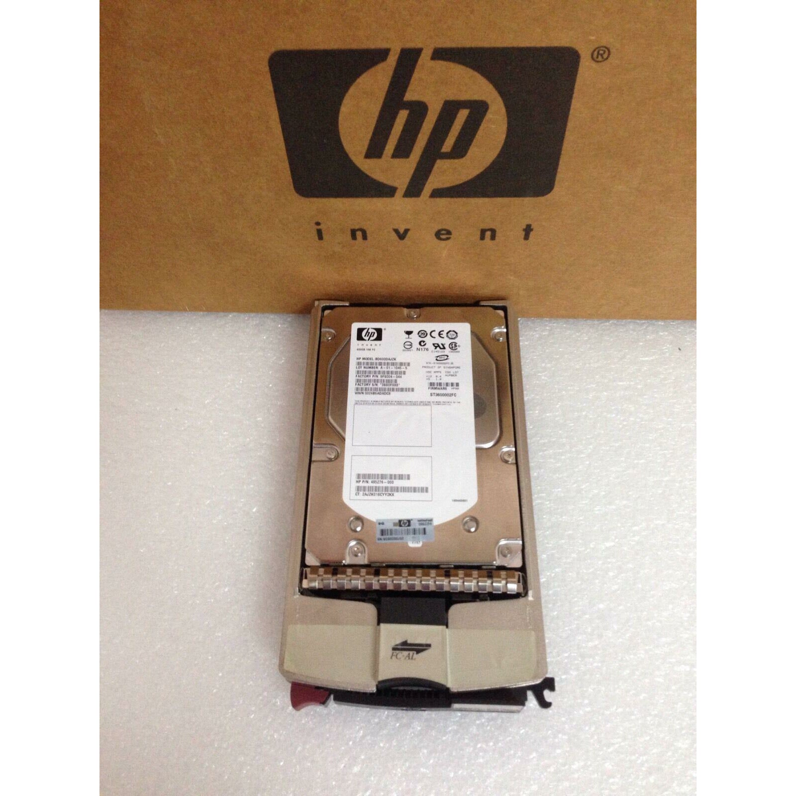 HP AP730A AP730B 518737-001 BD600DAJZK 600GB 10K 3.5" fibre channel hard drive - AloinfoUSA