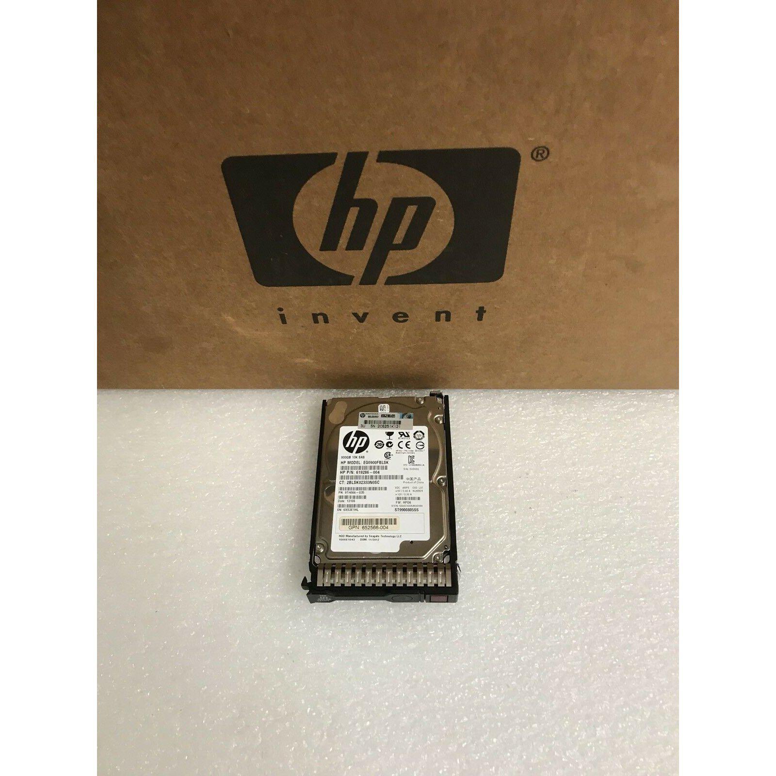 HP EG0900FBLSK 619286-004 900GB 10K 6G 2.5" SAS SC HARD DRIVE 9TH066-035 G8 - AloinfoUSA