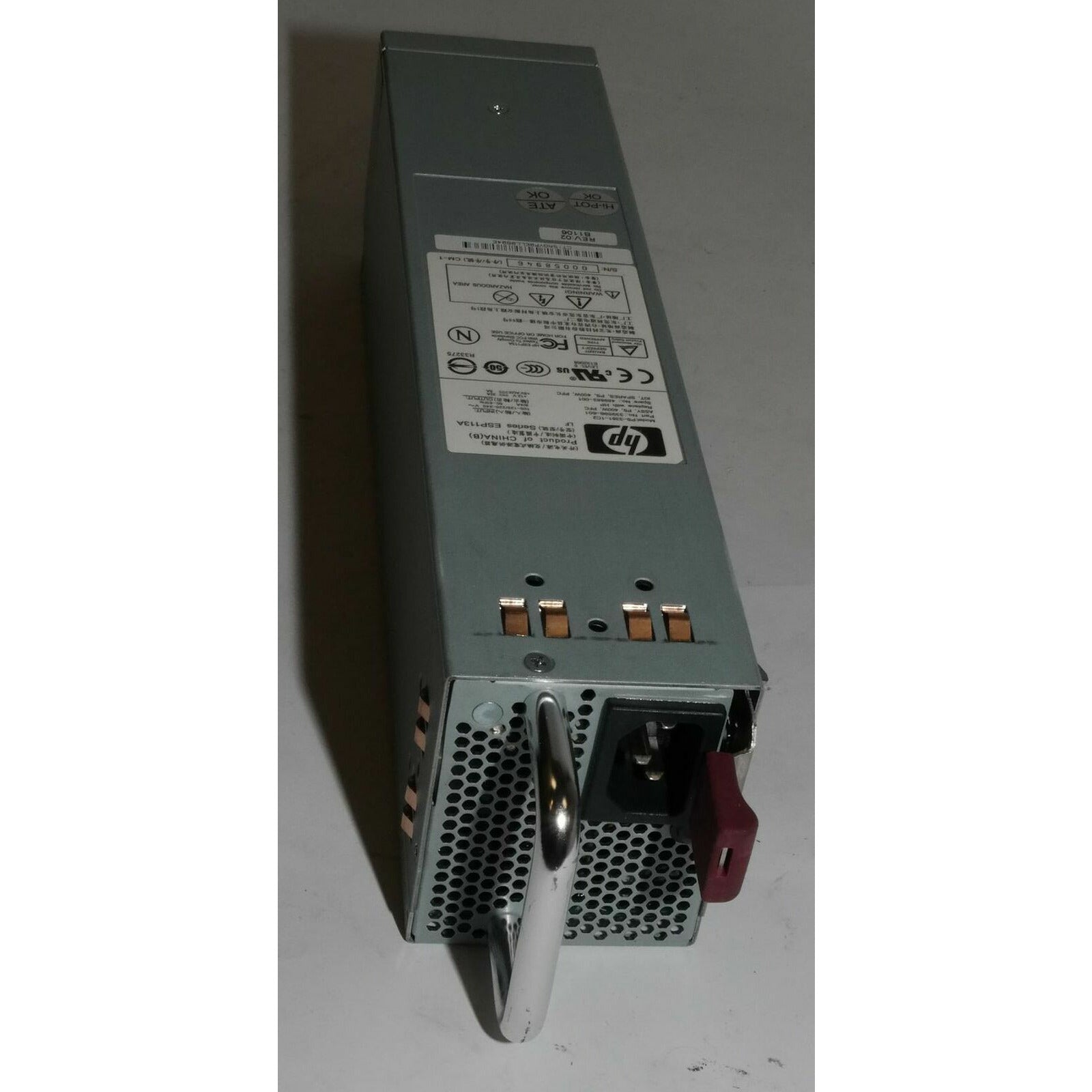 HP POWER SUPPLY 339596-601 PS-3381-1C2 EVA 6400 EVA 8400 ESP113A 489883-001 400W - AloinfoUSA