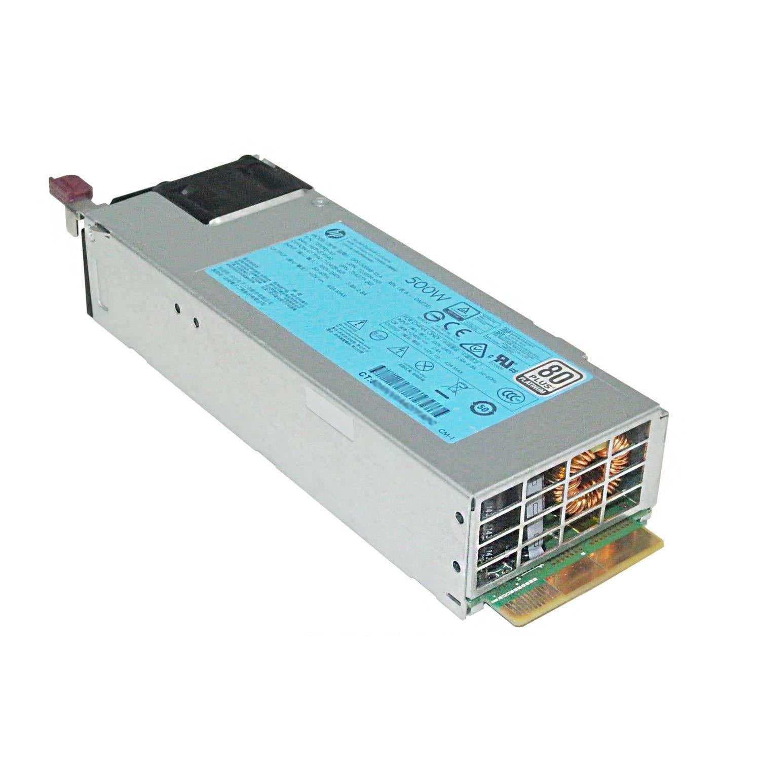 HPE Hot-Plug /, Redundant - Plug-in Module 500 Power Supply 720478-B21, Silver Fuente - AloinfoUSA
