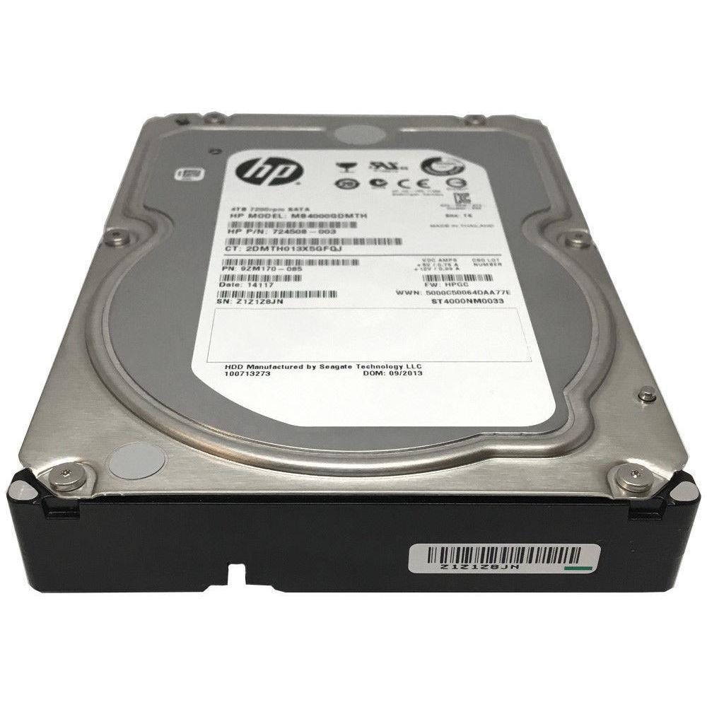 HP/Seagate ST4000NM0033 (MB4000GDMTH) 4TB 7200RPM SATA 6Gb/s 3.5" Hard Drive 763649030004 - AloinfoUSA