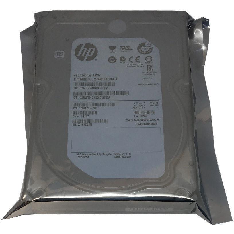 HP/Seagate ST4000NM0033 (MB4000GDMTH) 4TB 7200RPM SATA 6Gb/s 3.5" Hard Drive 763649030004 - AloinfoUSA