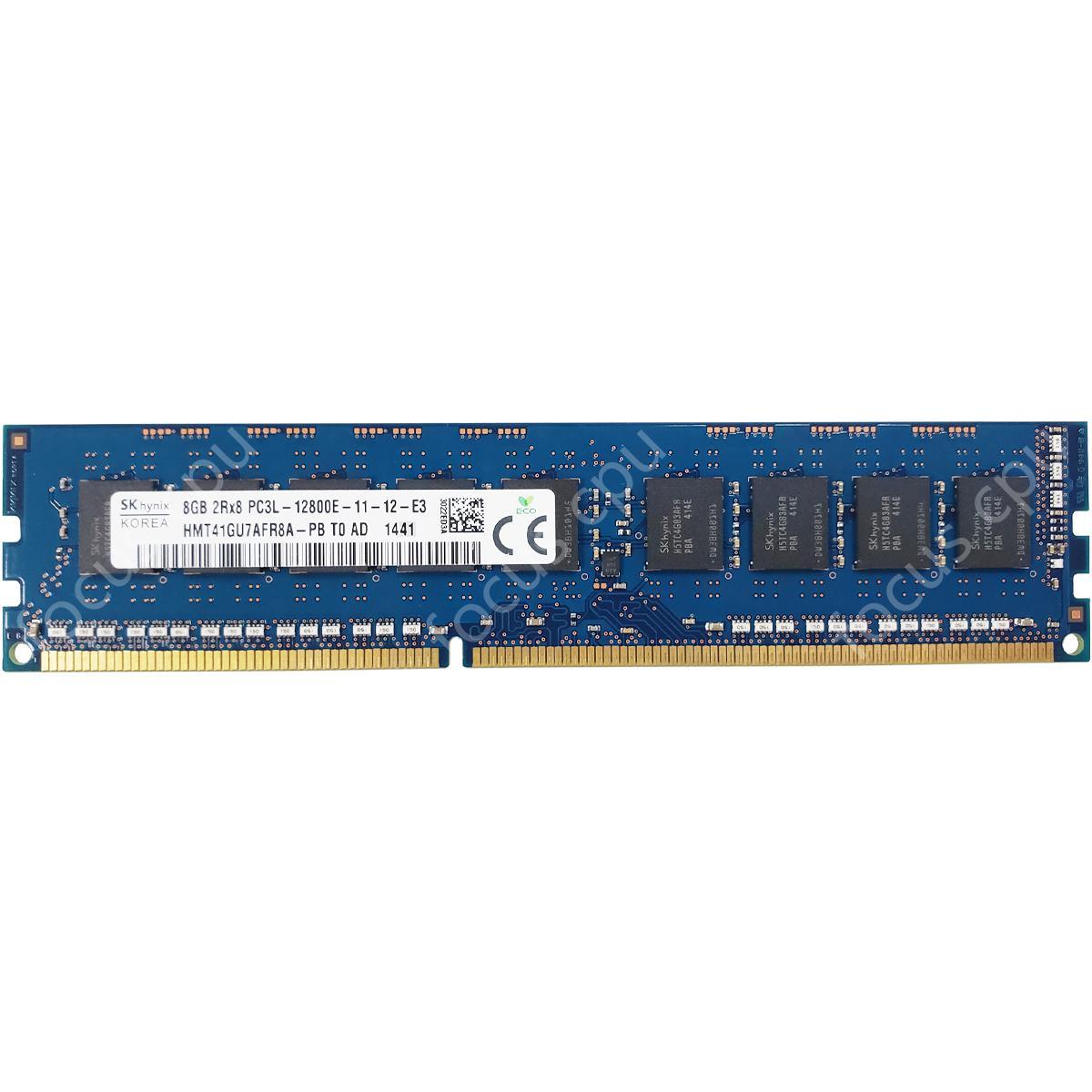 Hynix 16GB KIT 2X8GB PC3L-12800E DDR3-1600Mhz 1.35V 240Pin ECC Unbuffered Memory - AloinfoUSA