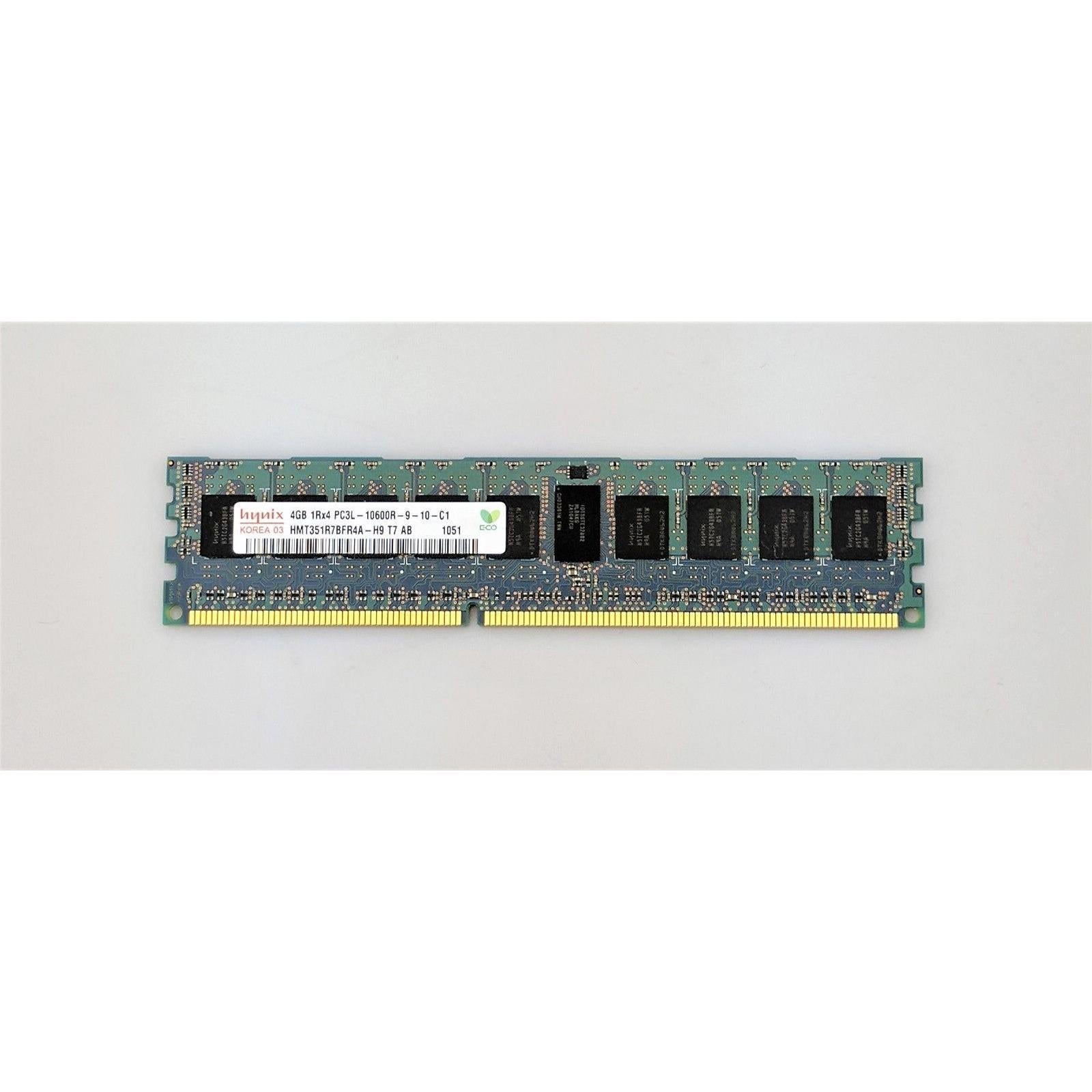 Hynix DDR3 PC3L-10600R 4Rx4 RAM 4GB HMT351R7BFR4A-H9 - AloinfoUSA