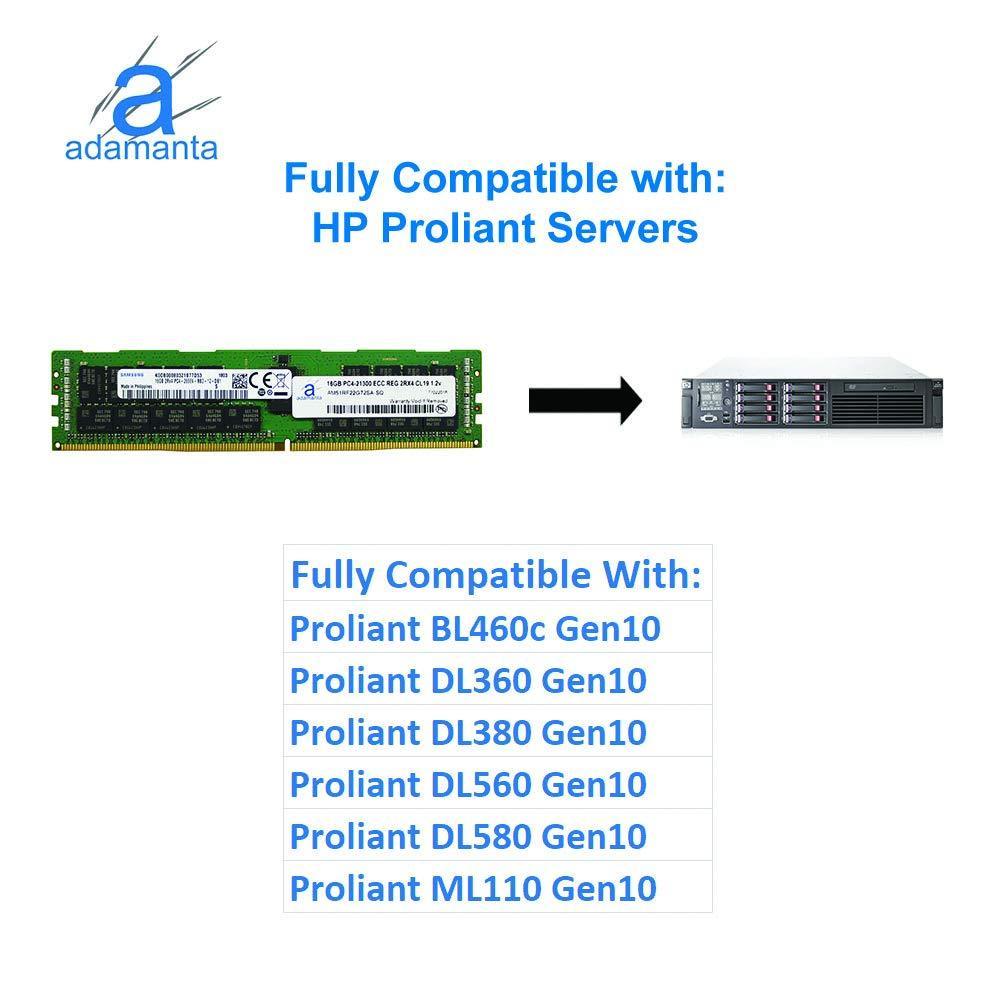 Memoria 16GB (1x16GB) Server Memory Upgrade Compatible Dell Poweredge, Precision &amp; HP Proliant Servers Samsung Original DDR4 2666MHZ PC4-21300 ECC Registered Chip 2Rx4 CL19 1.2v DRAM RAM - AloinfoUSA