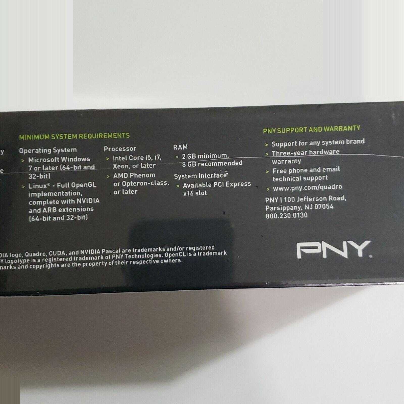 PNY Quadro P1000 VCQP1000-PB 4GB 128-bit GDDR5 PCI Express 3.0 x16 751492604626 - AloinfoUSA