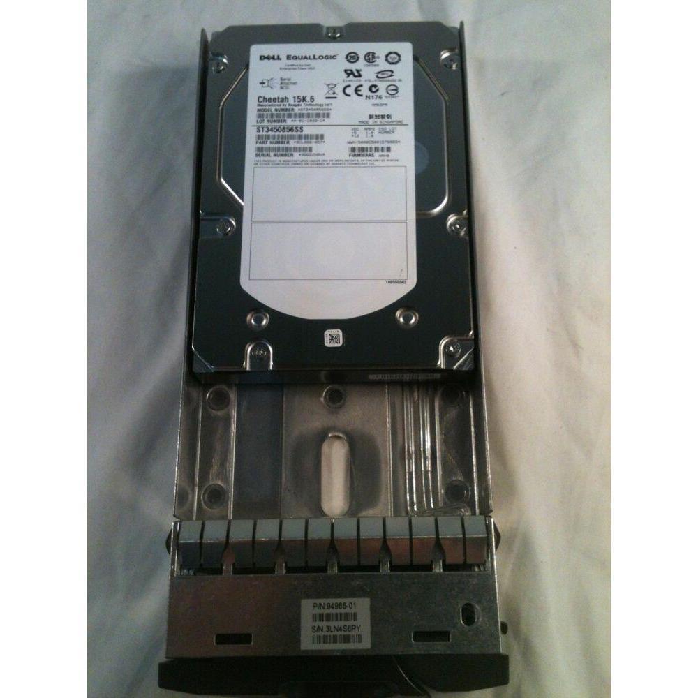 RG5VK DELL EQUALLOGIC 450GB 15K HARD DRIVE - 6PCYC, 9FM066-057, ST3450857SS 700900353953 - AloinfoUSA