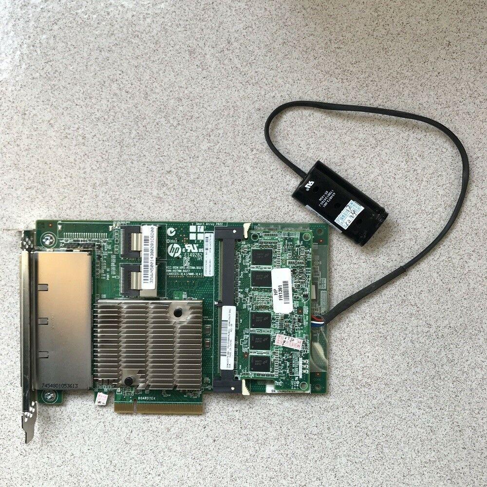 Controladora HP Smart Array P822 / 2GB FBWC 6GB SAS RAID Controller Battery - AloinfoUSA