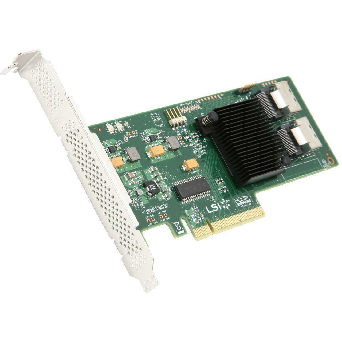 SAS9211-8I 8PORT Int 6GB Sata+SAS Pcie 2.0 - AloinfoUSA