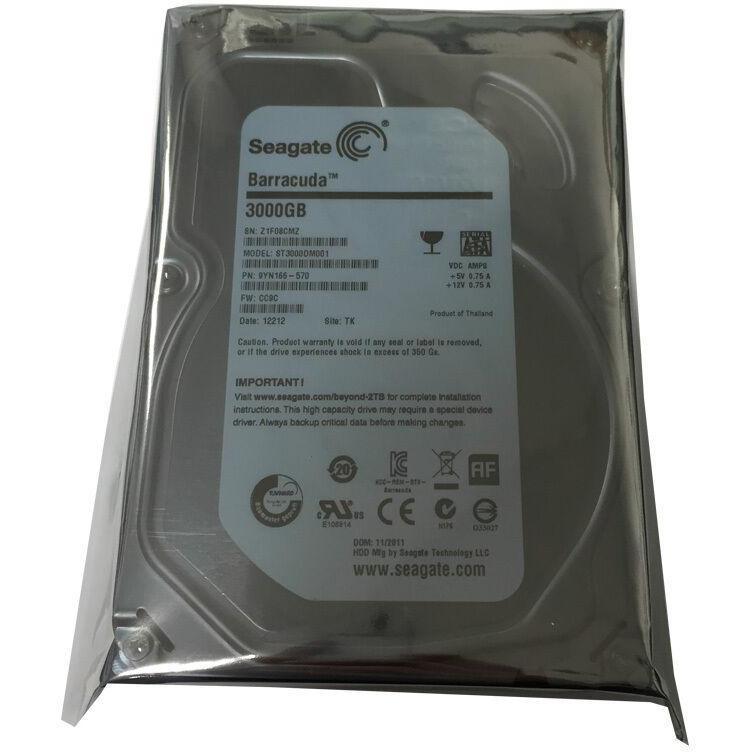 Seagate 3TB 64MB Cache 7200RPM 3.5" SATA III Desktop Hard Drive -PC/Mac/CCTV DVR 8879777622287 - AloinfoUSA