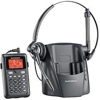 Telefone Plantronics 80057-11 CT14 Cordless Headset Phone, Black-FoxTI